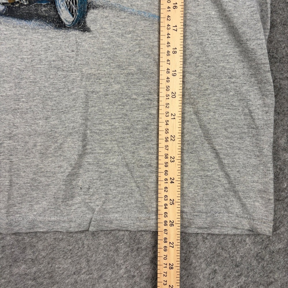 Y2K Native American Muscle Tank Mens Small Gray Brothers Wind Biker Graphic Surf - Picture 8 of 13
